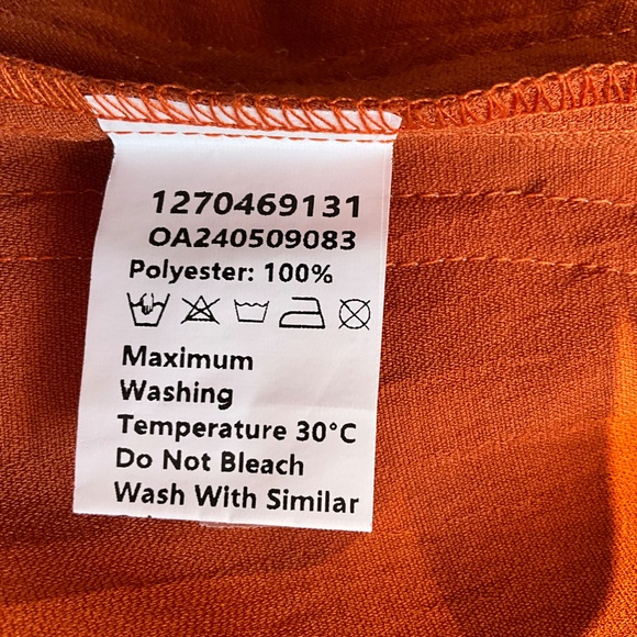 NWT Coastal Vacation Maxi Dress Coverup Resortwear Pool Beach XL Burnt Orange - Picture 5 of 12